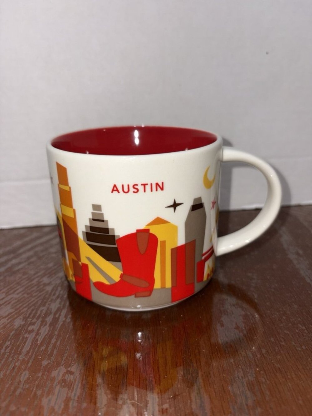Starbucks Austin Texas  Cup Mug You Are Here Collection Coffee 14oz